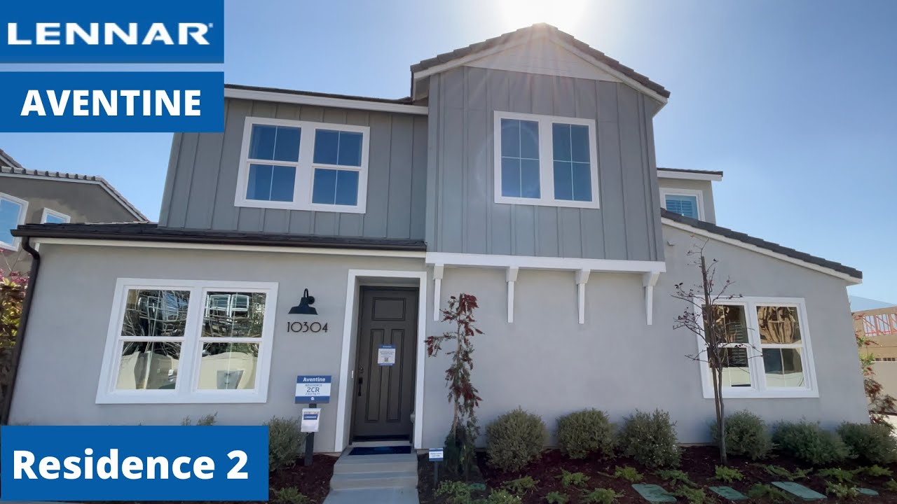 Residence 2 - Aventine by Lennar in Spring Valley, CA - 4 Bed - 3 Bath - 2012 Sq Ft -  2 Car Garage