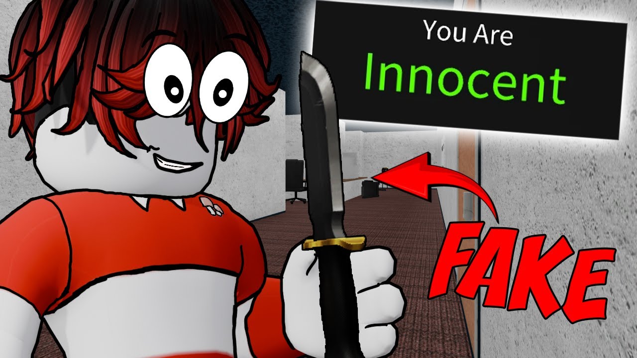 FAKE KNIFE MM2 TROLLING!!! | Roblox