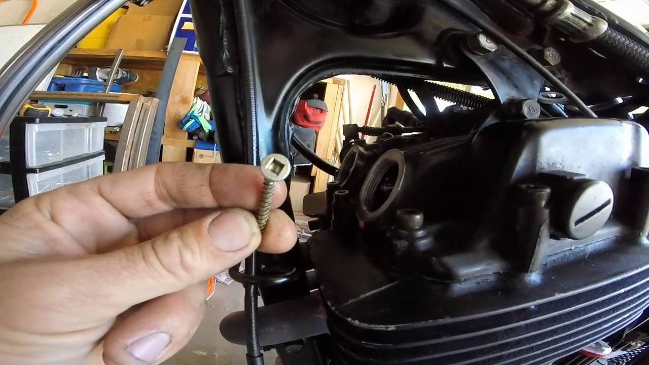 xt550 valve adjustment