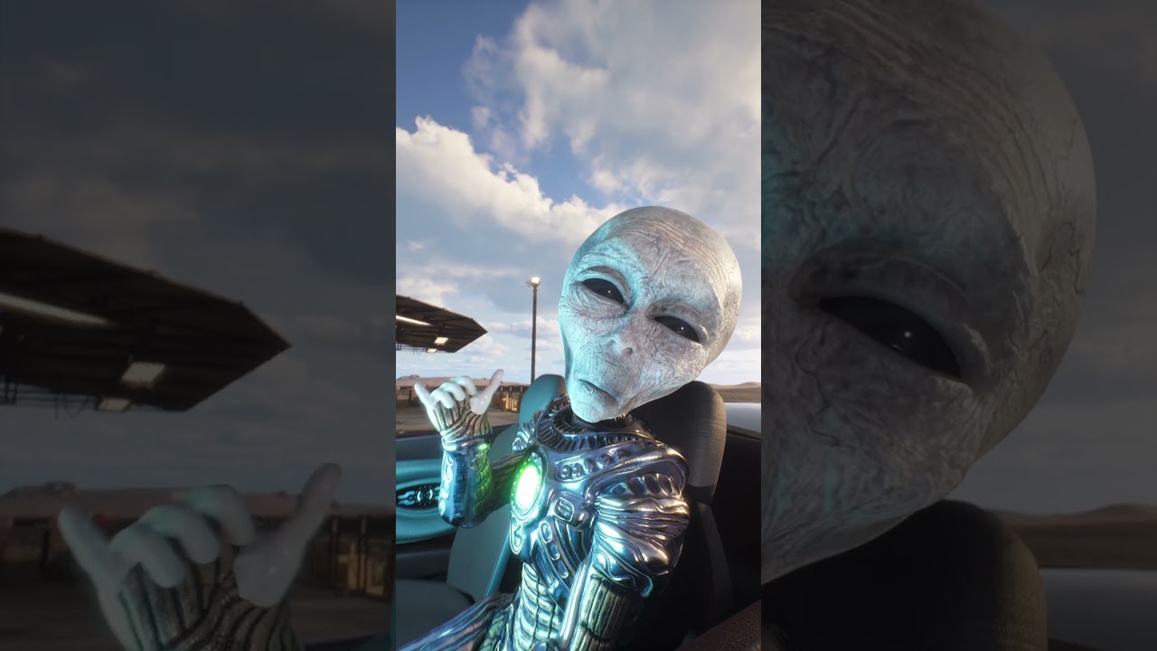 Funny Alien Vibing  #funny #funnyanimation #comedy #memes