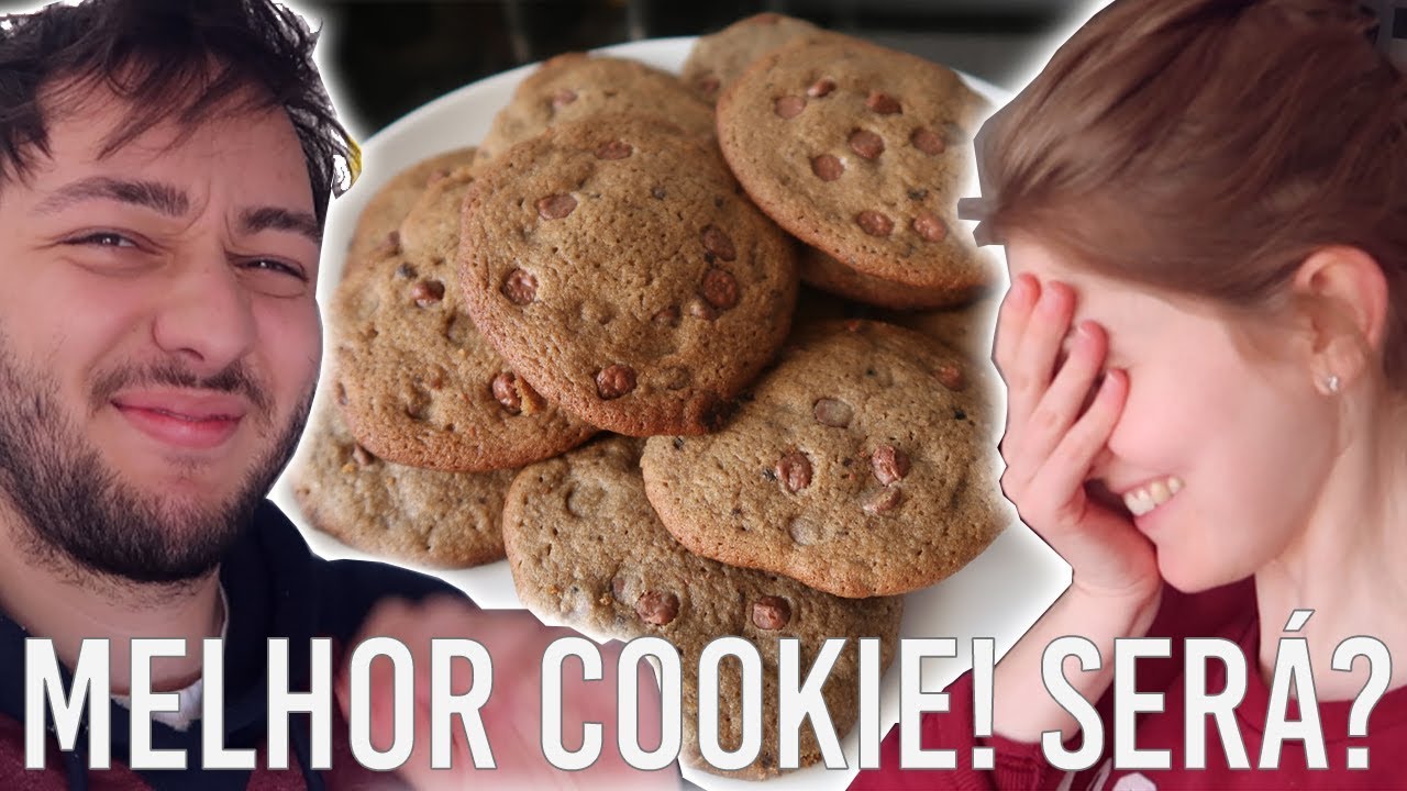 O MELHOR COOKIE COM GOTAS DE CHOCOLATE 🍪