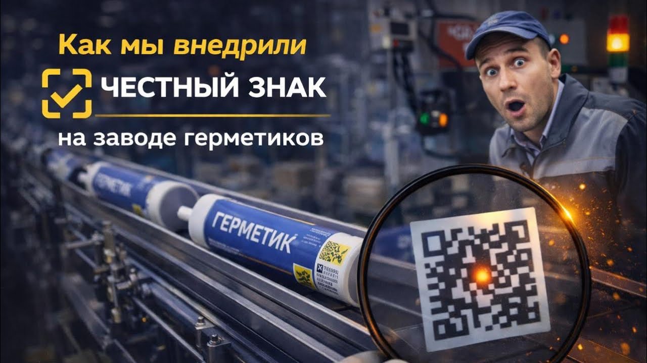 Как мы внедрили Честный Знак на заводе герметиков | Реальный кейс