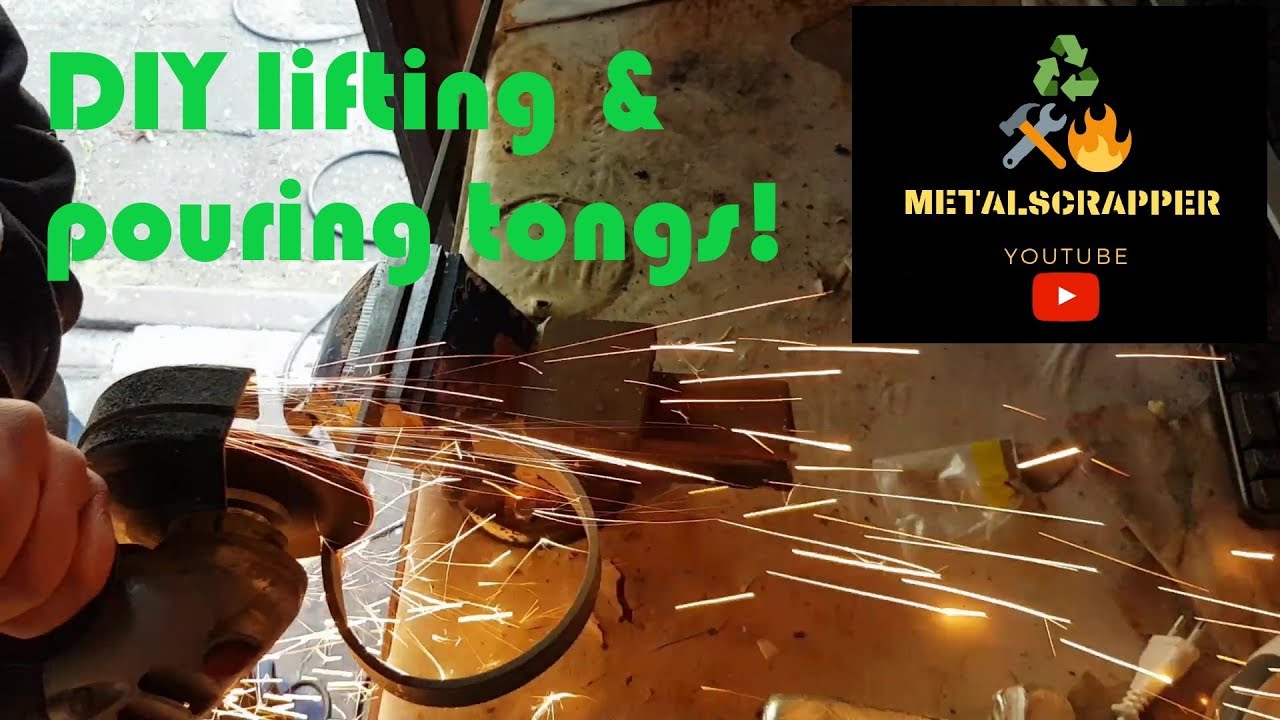DIY lifting and pouring tongs