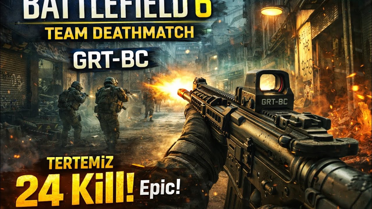 GRT-BC ile TERTEMİZ 24 Kill | Battlefield 6 Team Deathmatch