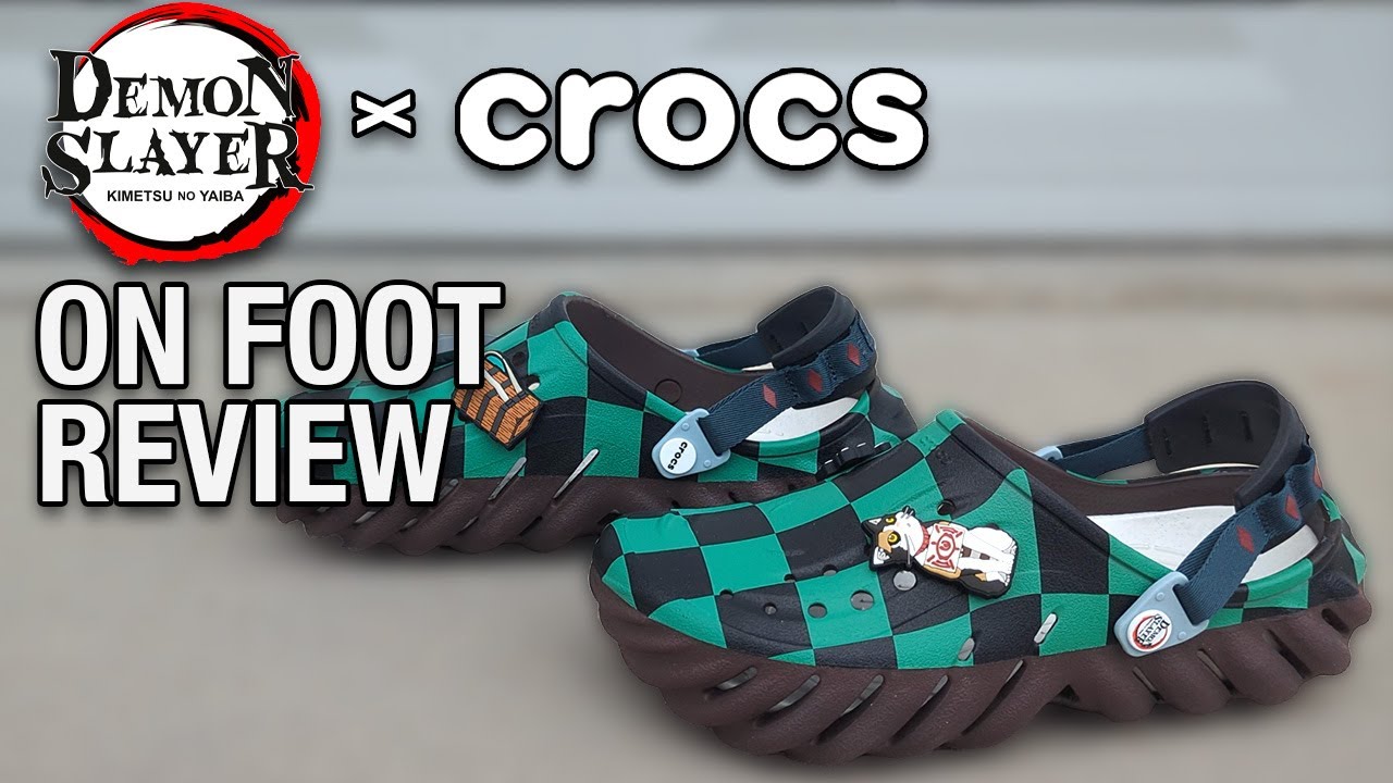 Demon Slayer Crocs Tanjiro Echo Clog Review on foot