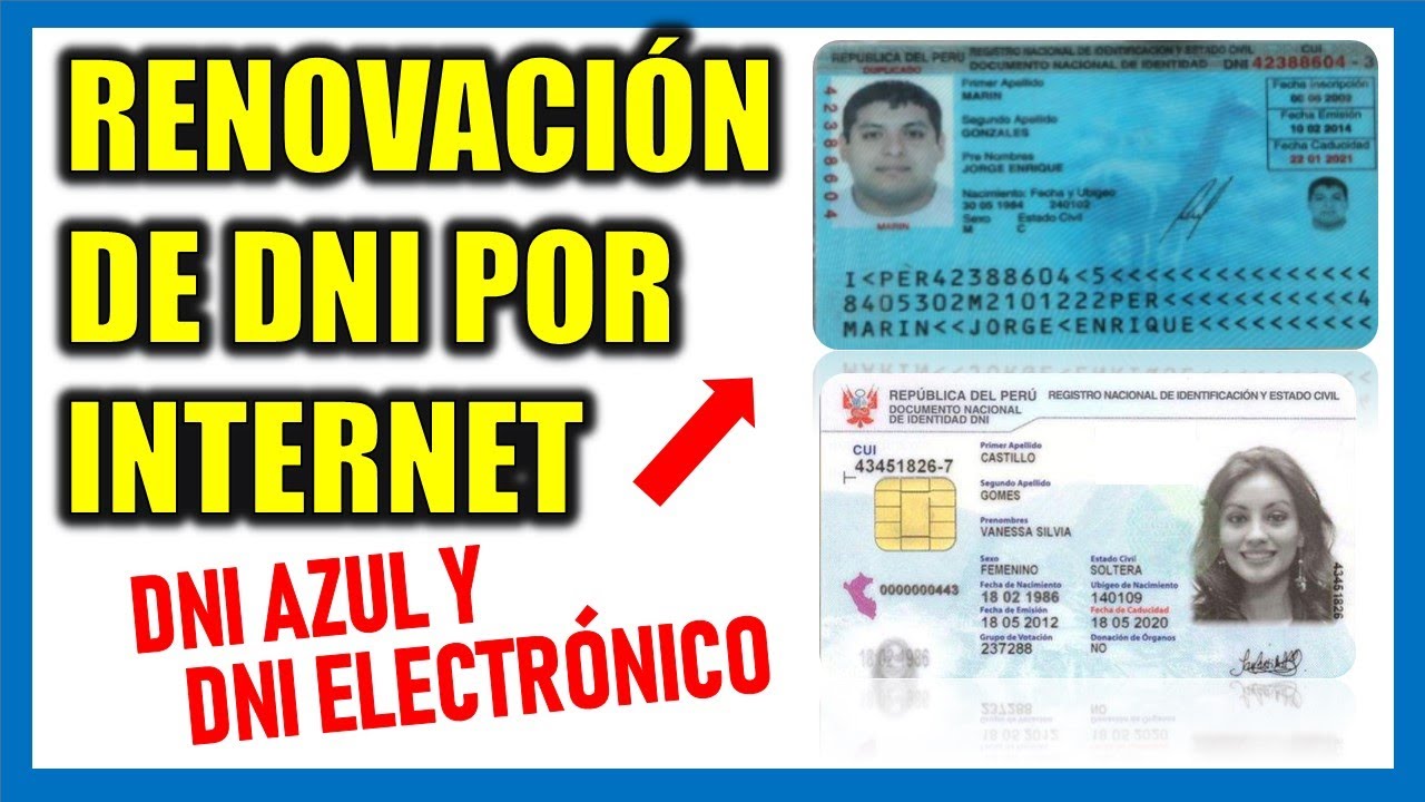 RENOVACION DE DNI POR INTERNET 2024 |TUTORIAL COMPLETO