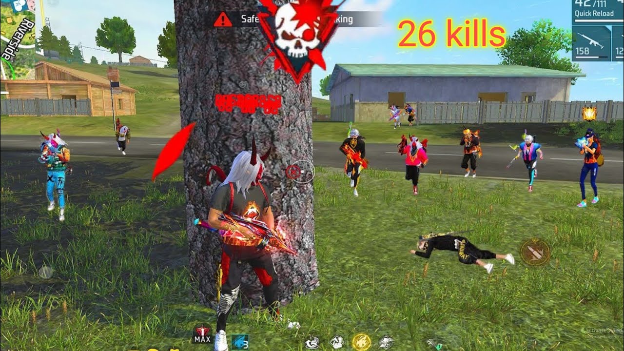 26 Kills 🎯 Fastest Mobile Player ⚡ | Solo Vs Squad Epic Full Gameplay | Free Fire MAX 📲