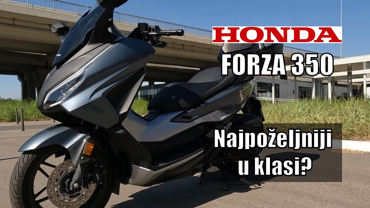 Honda Forza 350. Skuter koji ostavlja utisak! (Eng. sub)