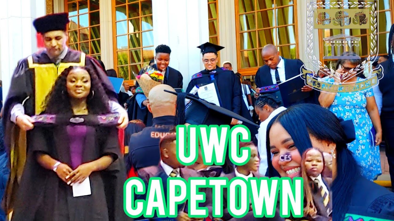 Graduation ceremony 16 april 2024 university of the Western cape South Africa