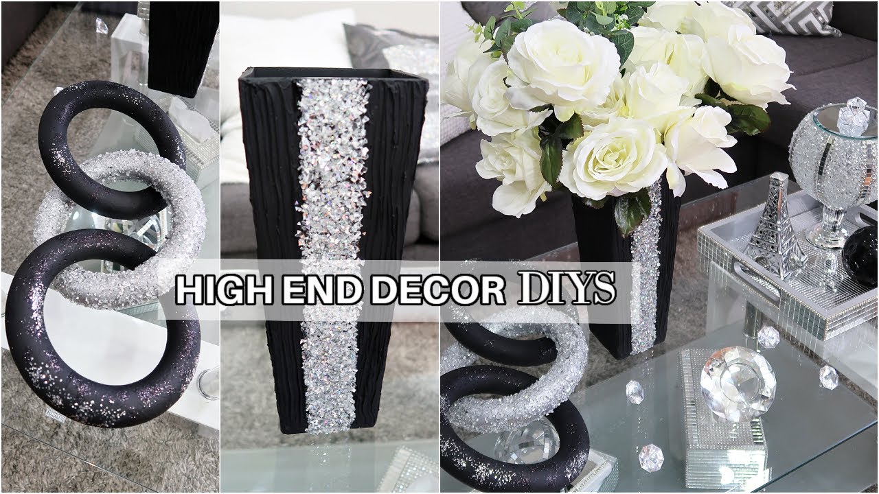 DIY HIGH END HOME DECOR TRENDS ON A BUDGET *DIY TEXTURED VASE *LOOK FOR LESS DUPES* DOLLAR STORE DIY
