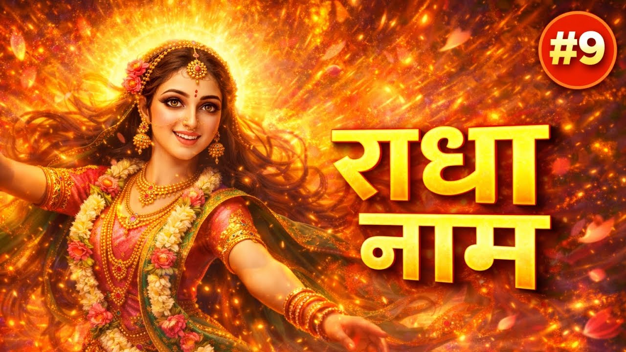 Energetic Radha Naam | राधा नाम जप | Powerful Bhakti Chant #9