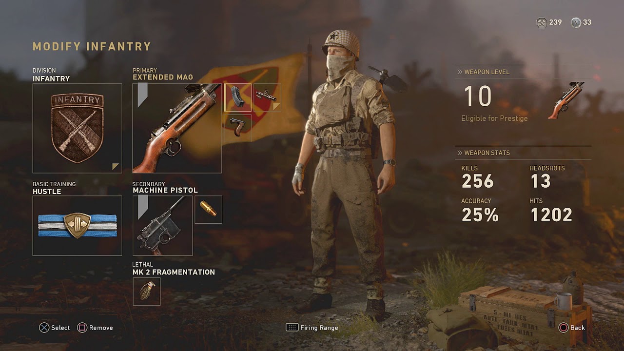 BEST CLASS SETUP FOR WAFFE 28 IN WW2! HIGHEST RATE OF FIRE SMG WAFFE 28 CLASS SETUP!