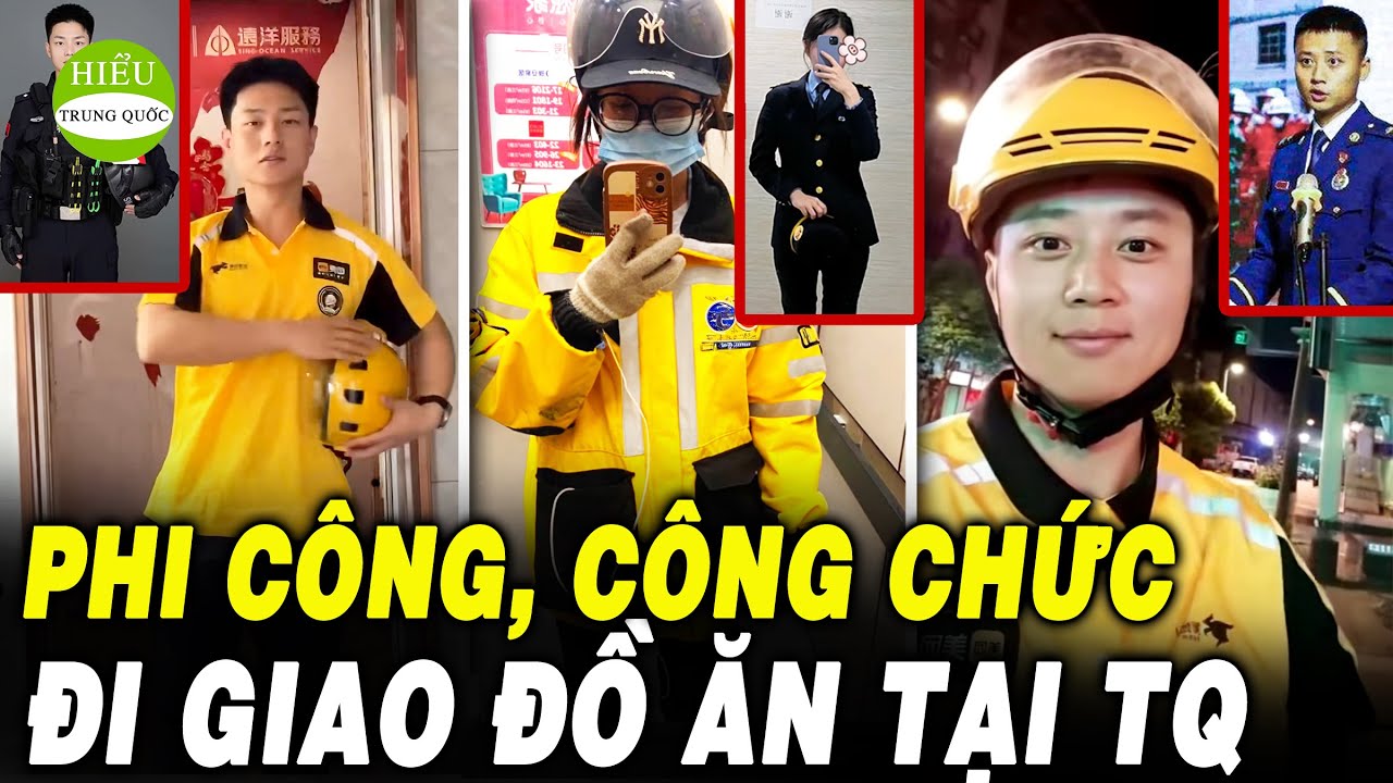 Mọi ngành nghề ở Trung Quốc đang suy thoái: Từ công chức đến phi công, ai cũng phải đi giao đồ ăn