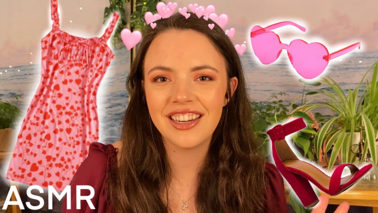ASMR Valentines Day Makeover RP - Makeup, Hair, Clothing ♡  (whispered)