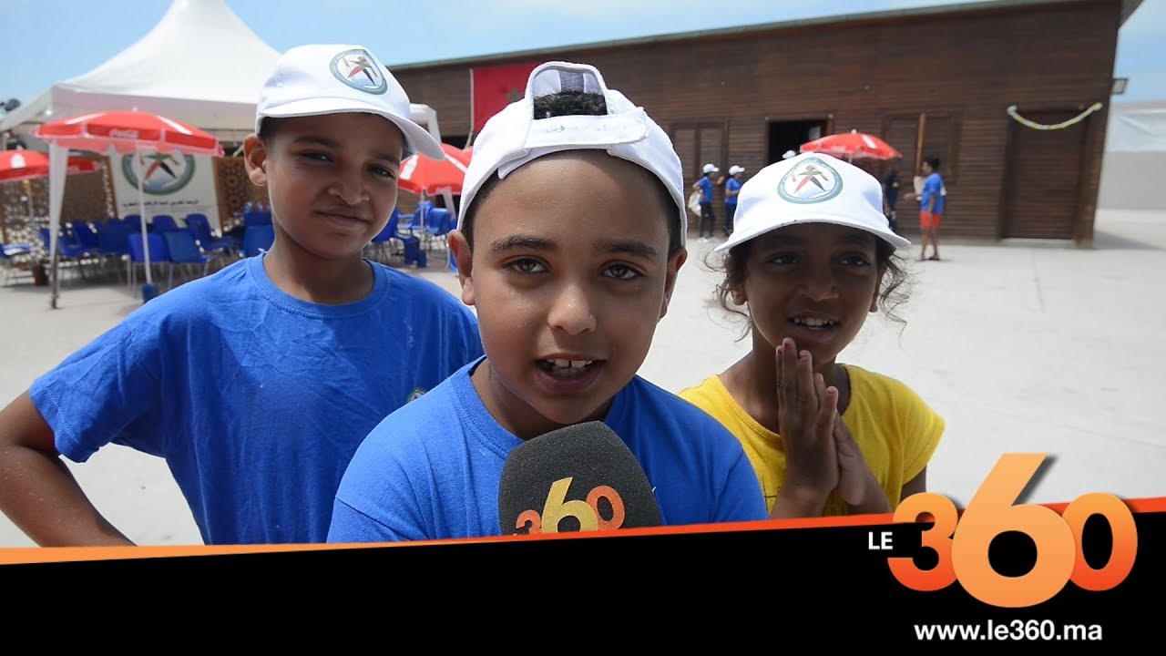 Le360.ma •هكذا يقضي الاطفال عطلتهم الصيفية داخل مخيم الحوزية