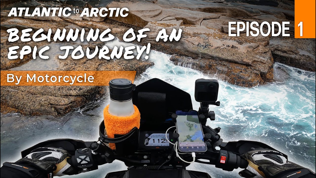 My Epic Motorcycle Travel Adventure to the Arctic Begins Here - Exploring Halifax NS & riding West!