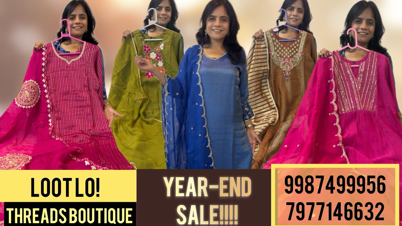 Super Duper SALE. video of Kurties , Dresses only Threads Boutique by Poonam