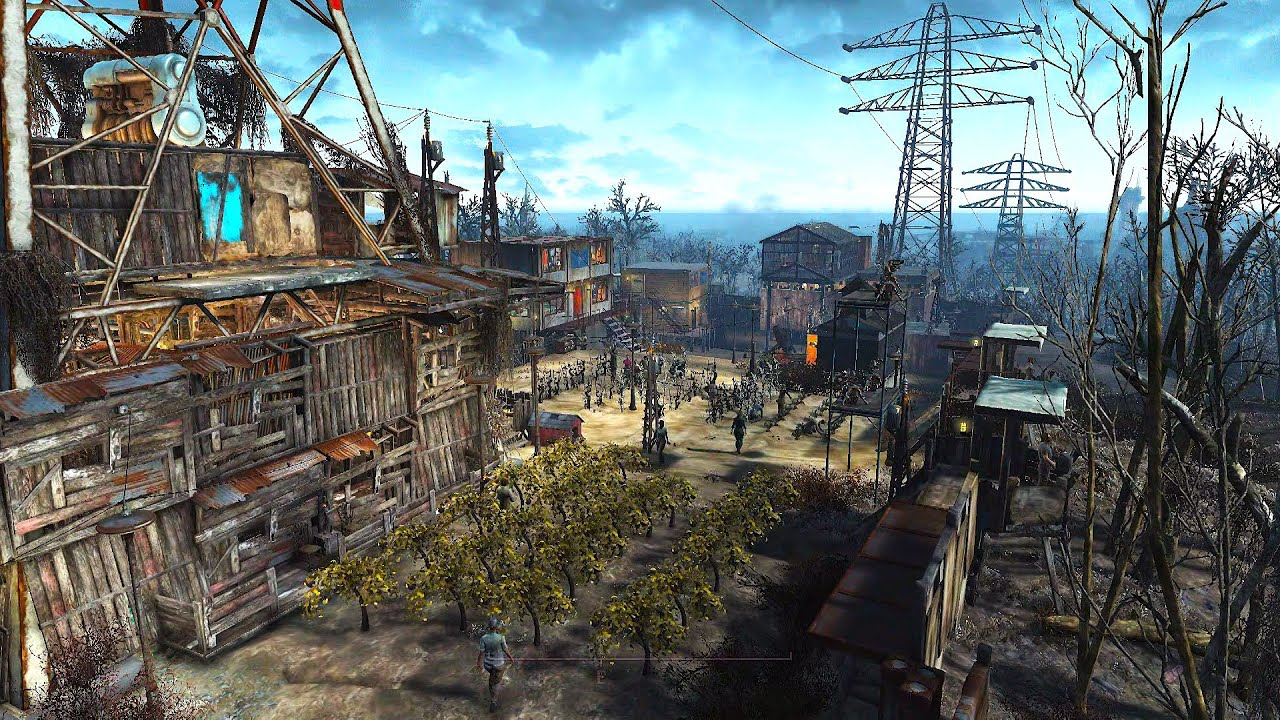 Fallout 4: Abernathy Farm Settlement Build (No Mods)