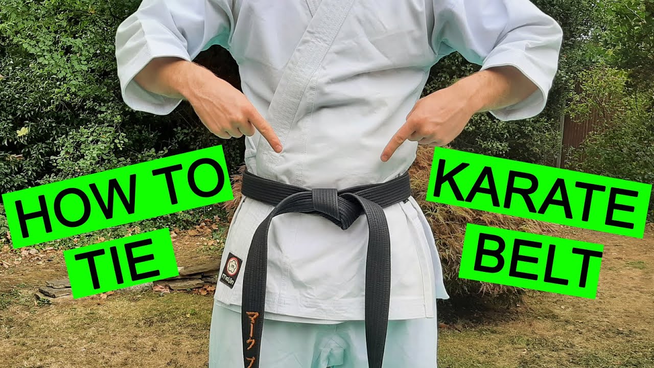 How to Tie Karate Belt