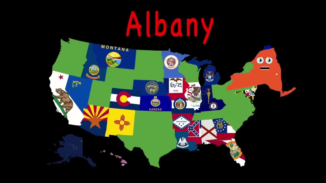 50 States of America but Reversed!