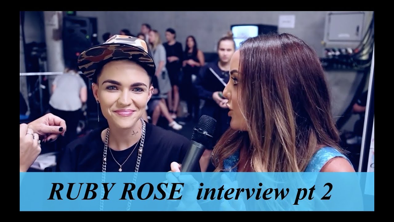 RUBY ROSE chats meditation, rehab, tattoos and her dogs at MBFWA