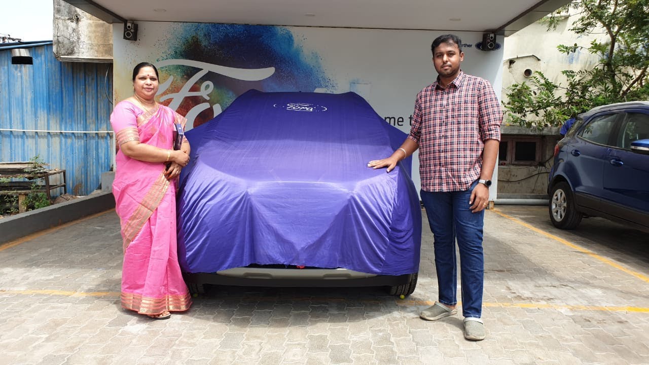 Taking Delivery of Ford EcoSport Bright Color | Worshipping, Exterior, Interior & Driving Video