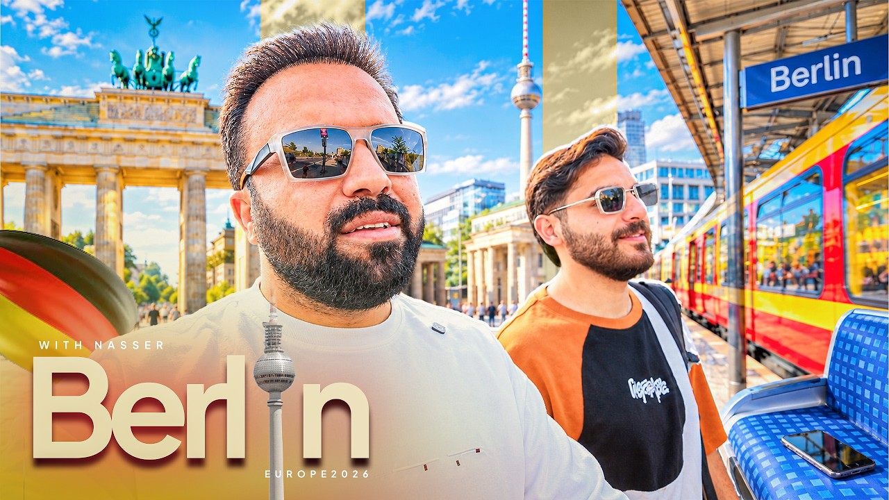 Nasser LOST His Phone in Berlin 😱📱🇩🇪 Exploring Historical Germany: Brandenburg Gate, Alexanderplatz