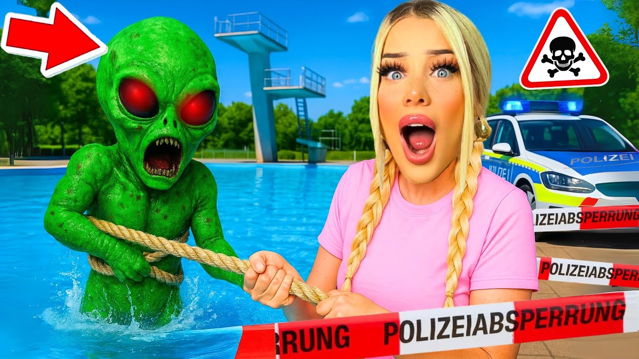 Ich ZIEHE ein AILIEN aus dem WASSER 😳