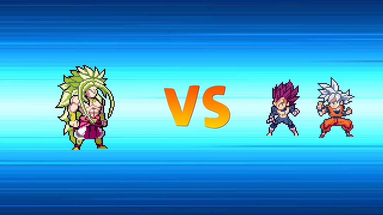 broly ssjl god VS vegeta ultra ego e Goku instinto superior 