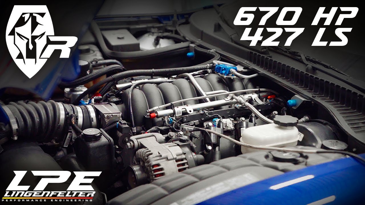 670 Horsepower NA Lingenfelter Eliminator Spec-R 427 LS Engine | C5 Z06 Corvette