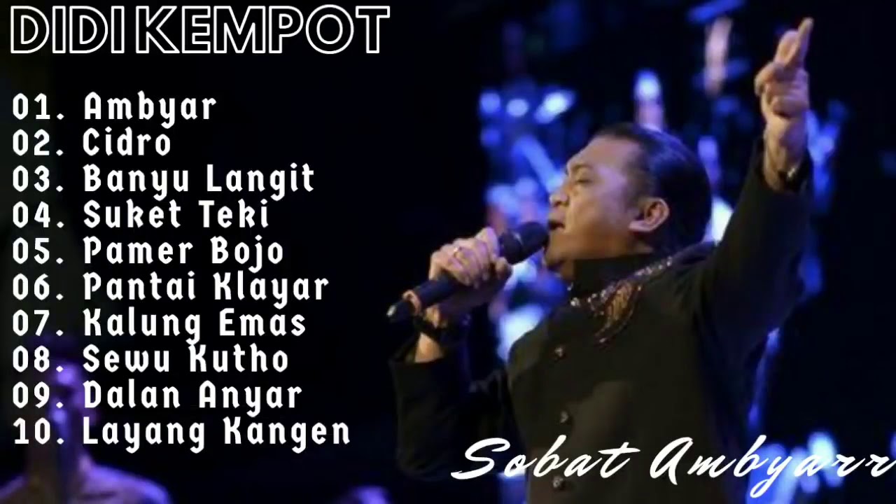 full album DIDI KEMPOT sobat AMBYAR 2020