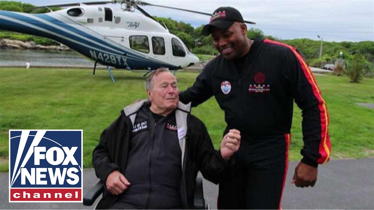 Sgt. Michael Elliot on skydiving with George H.W. Bush