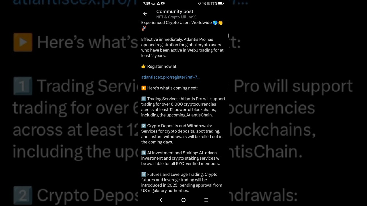 Atlantis CEX Pro LIVE NOW 🎉🚀 #crypto #web3