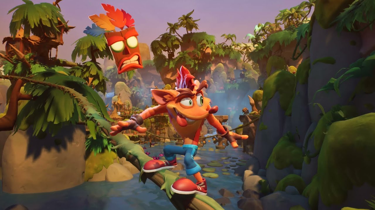 لعبة كراش Crash Bandicoot its about time 4 