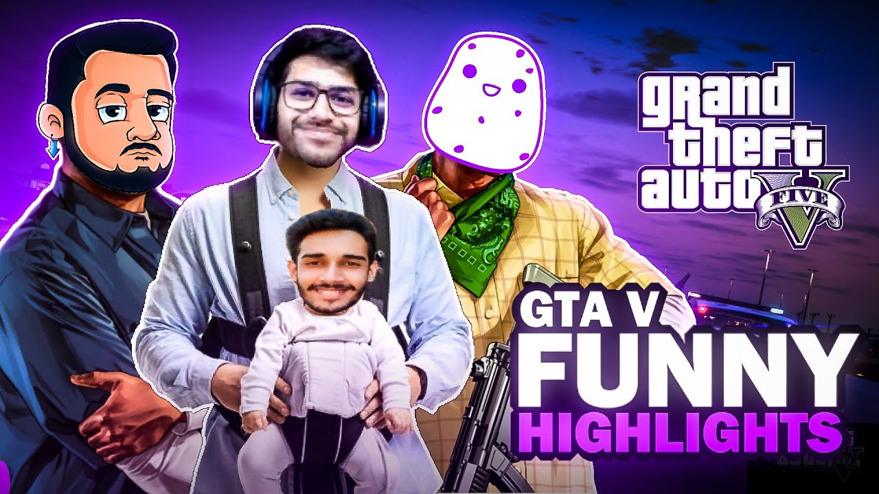 🔵 LETTING MY SON @ChocoWizard WIN IN GTA RACES WITH @itsaang AND @Potato_