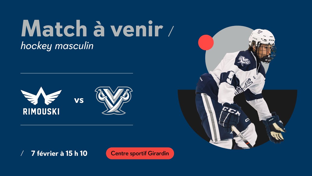RSEQ D2 Hockey Masculin 🏒 Rimouski  @  Drummondville [2026-02-07]