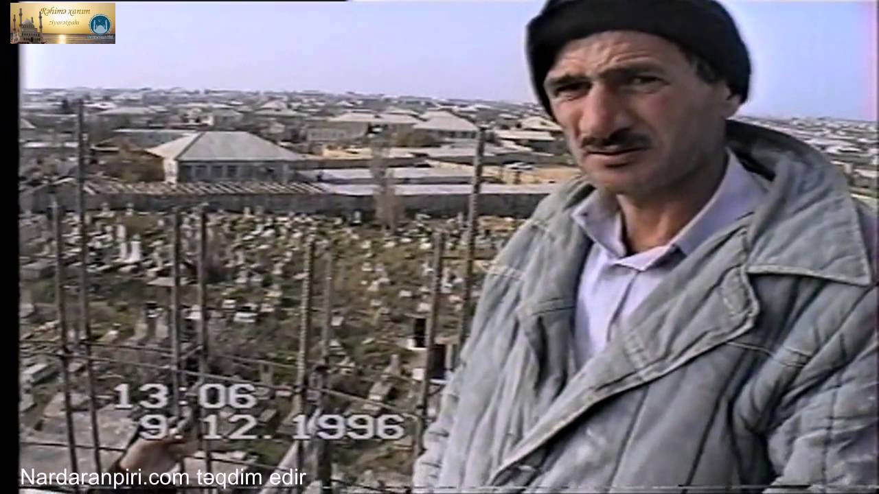 Nardaran Rəhimə xanım (s.ə) ziyarətgahının tikiliş prosesindən 09.12.1996,nardaranpiri.com