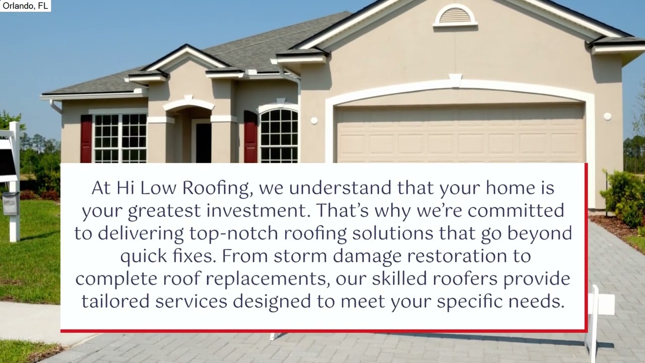 Hi Low Roofing | Orlando, FL | Orlando Roofers