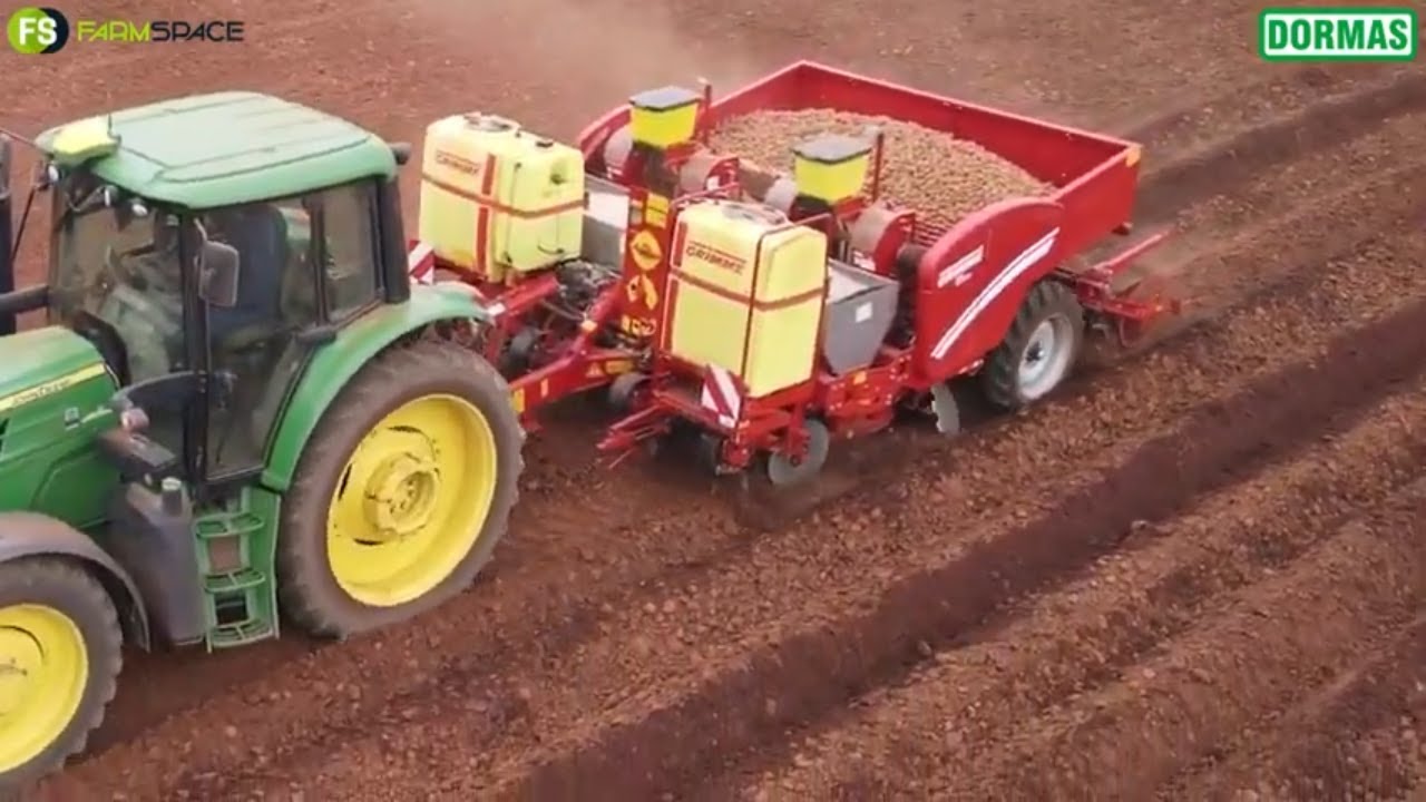 Ons kuier in Alldays by Hannes en praat oor sy Grimme GL430 aartappel planter.