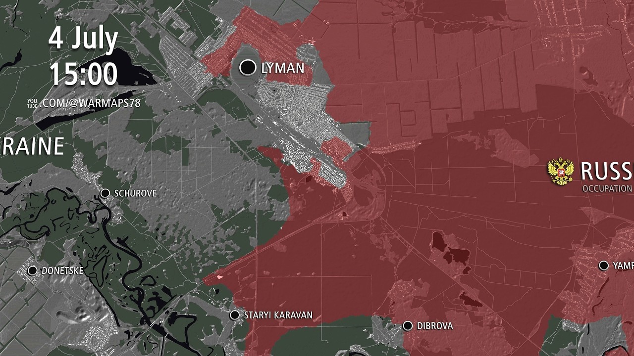 Russian Invasion of Ukraine: Lyman Offensive - Every Day [JUN 3 - JUL 4 2026]