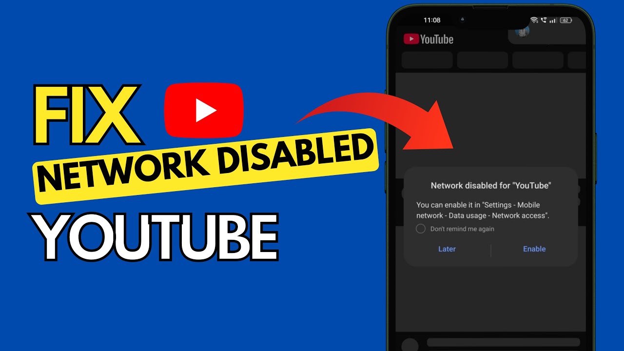 How to Fix &lsquo;Network Disabled for YouTube&rsquo; (100% Working)