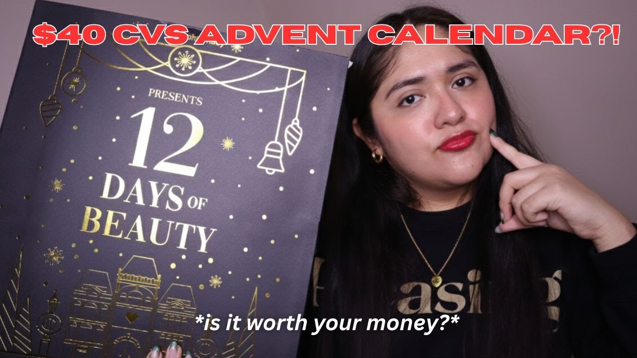 $40 CVS ADVENT CALENDAR: IS IT WORTH YOUR MONEY?