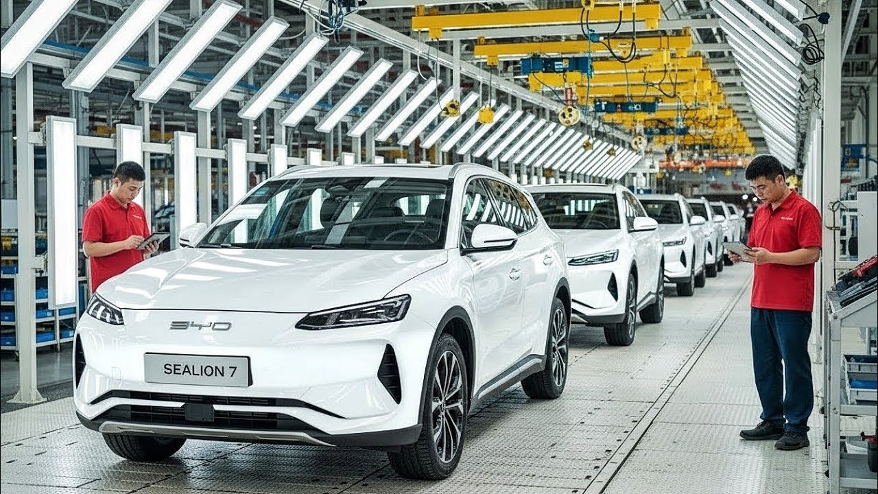How BYD Produces Sealion 7 EVs | Inside the Electric Car Factory (Full Process)