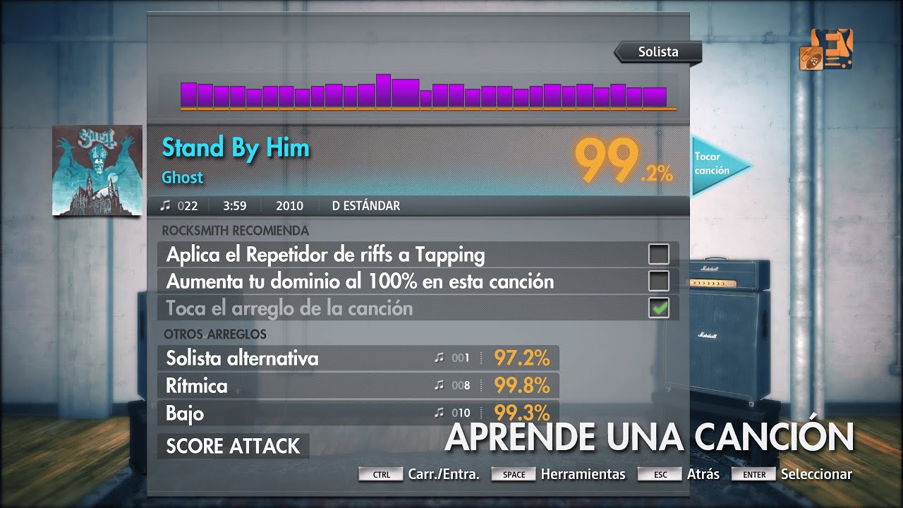 Rocksmith 2014 | Ghost - Stand By Him | Lead Guitar
