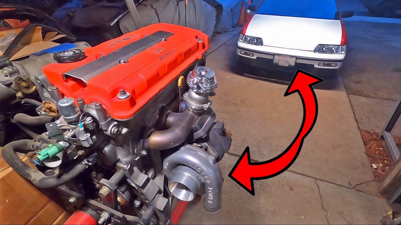 B18C1 Swapped AWD CRX Turbo Downpipe Fabrication