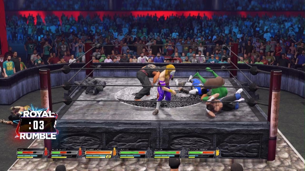 Mortal Kombat vs Street Fighter vs TEKKEN Royal Rumble Male Edition