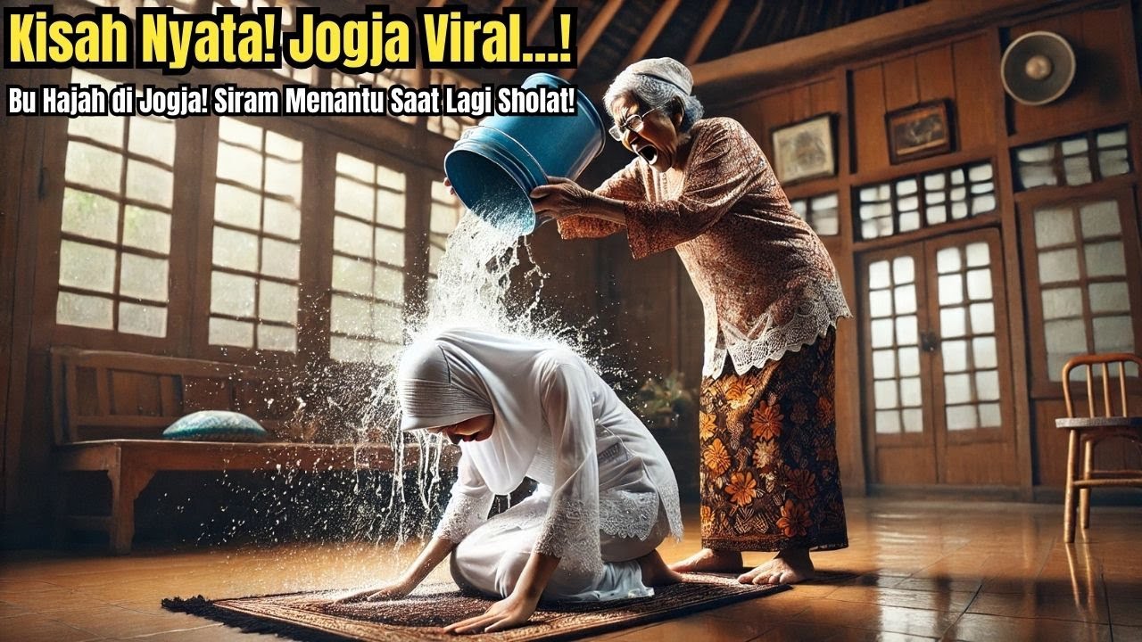 Azab Bu Hajah di Jogja! Siram Menantu Saat Lagi Sholat! Hal Mengejutkan Terjadi | Kisah Nyata Baru