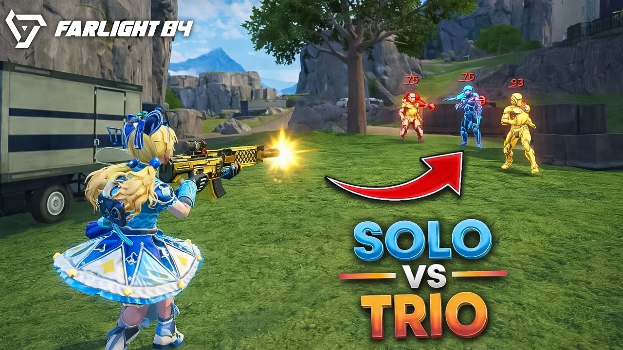 INSANE CLUTCH SOLO VS TRIO 😱 | FARLIGHT 84 TPP MODE