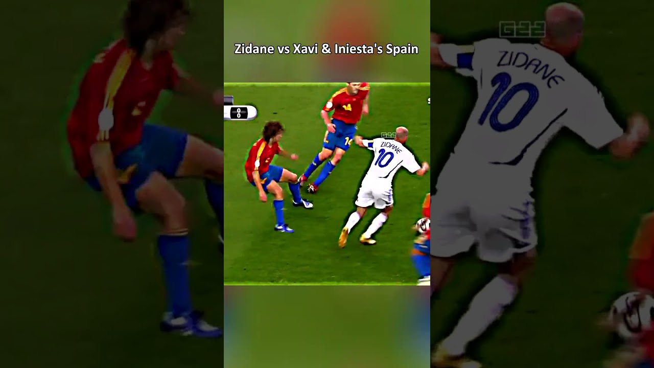 Zidane Masterclass vs Xavi-Iniesta's Spain 💀