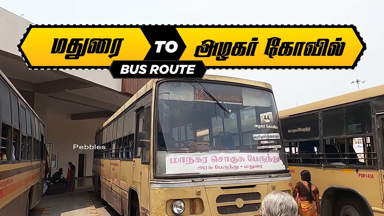 Madurai Periyar Bus Stand to Azhagar Kovil Bus Route | Temple Travel |  Bus Route  | Bus Travel Guid